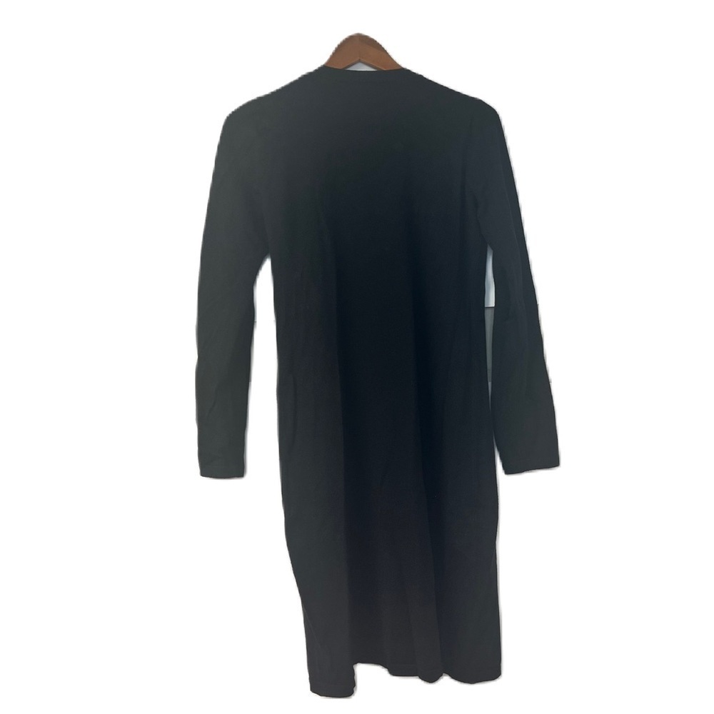 Shein Woman's Black oversized long sweater black sz l classic casual cozy work